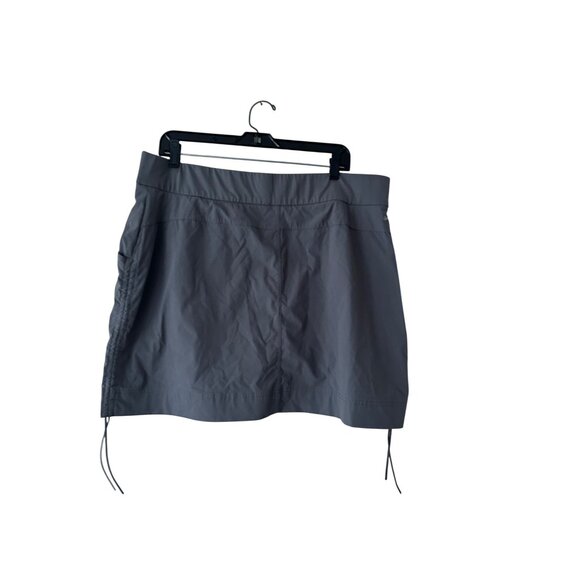Columbia Womens Gray Skort Size 13 Adjustable Drawstring Pockets Golf Tennis - Picture 1 of 10